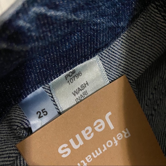 New Reformation Elsie Straight Leg Jeans 25 - Picture 6 of 8